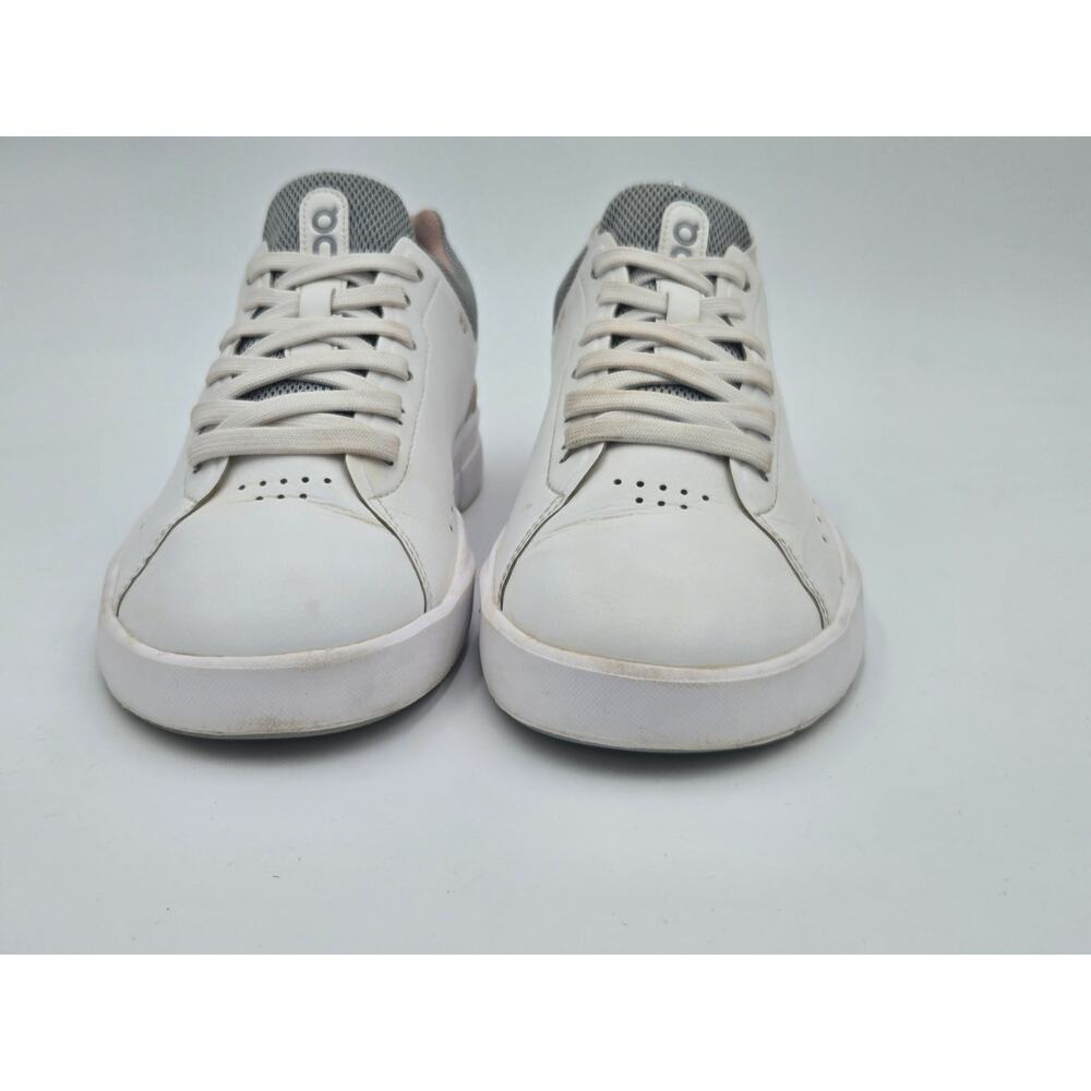 On Running Women's White Gray and Blush Sneakers - Picture 6 of 8